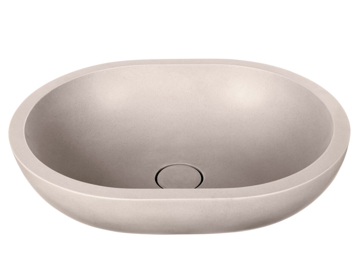 reece Omvivo Villa Oval Above Counter Basin 550mm Island Sand