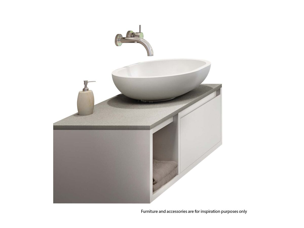 Reece Omvivo Villa Oval Above Counter Basin 550mm White Haven