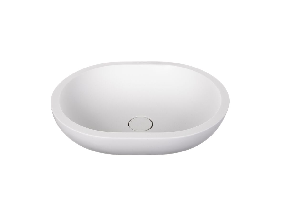 reece Omvivo Villa Oval Above Counter Basin 550mm White Haven