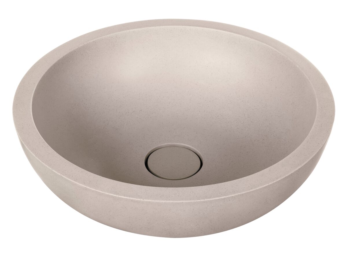 reece Omvivo Villa Round Above Counter Basin 430mm Island Sand