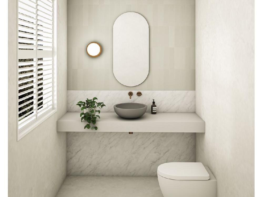 Reece Omvivo Villa Round Semi Inset Basin 380mm Cove Grey