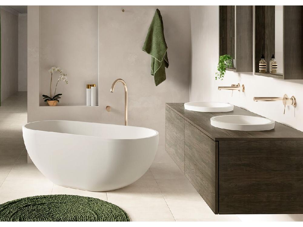 Reece Omvivo Villa Round Semi Inset Basin 380mm White Haven