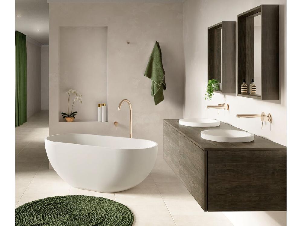 Reece Omvivo Villa Round Semi Inset Basin 380mm White Haven