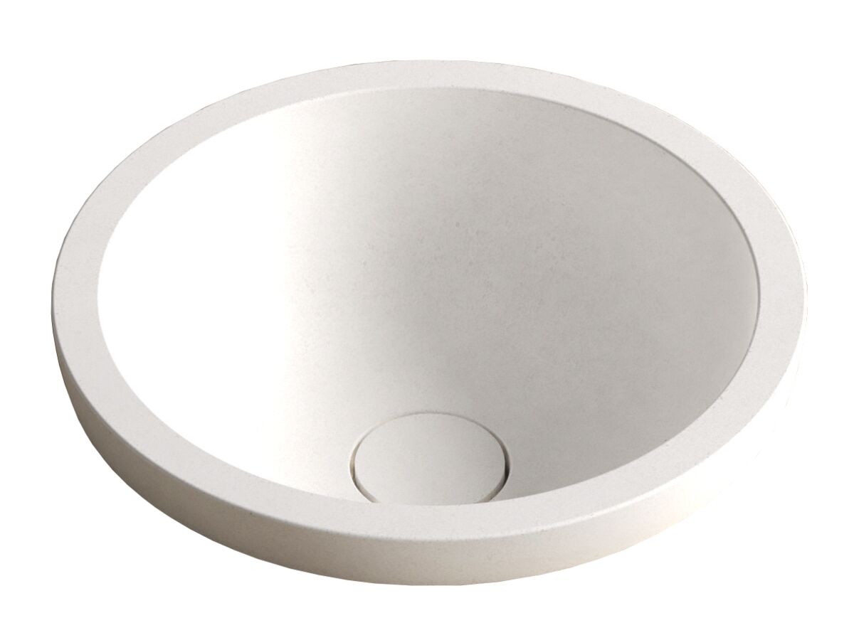 reece Omvivo Villa Round Semi Inset Basin 380mm White Haven