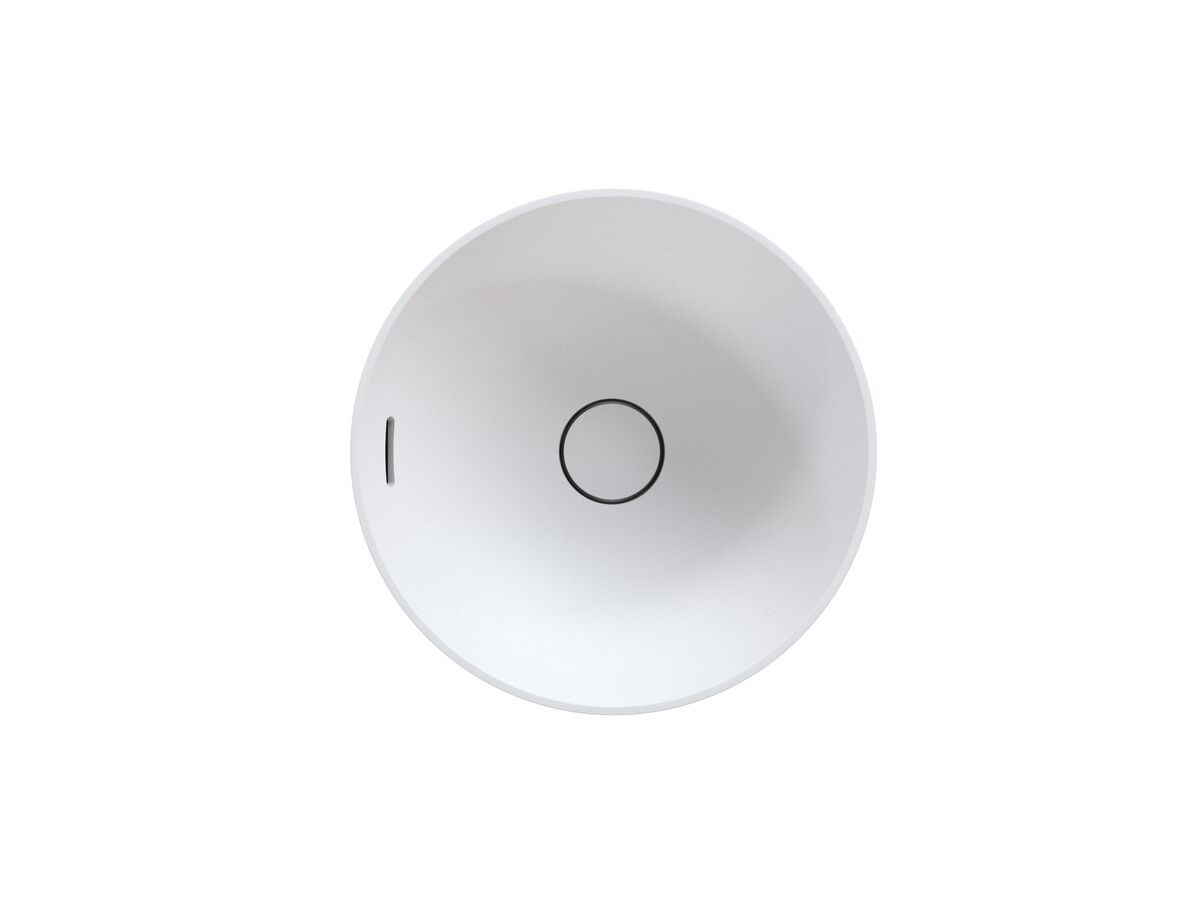 Reece Omvivo Villa Round Thin Edge Semi Inset Basin 360mm White Haven