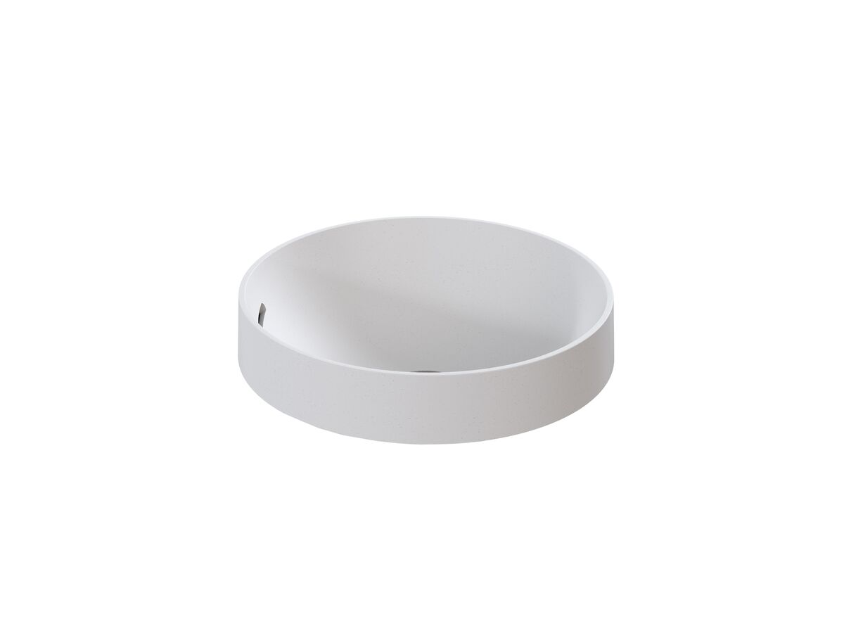 Reece Omvivo Villa Round Thin Edge Semi Inset Basin 360mm White Haven