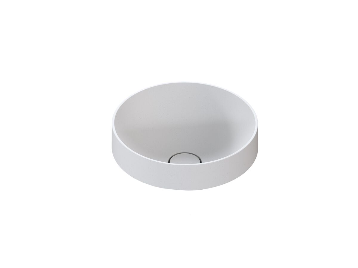 reece Omvivo Villa Round Thin Edge Semi Inset Basin 360mm White Haven