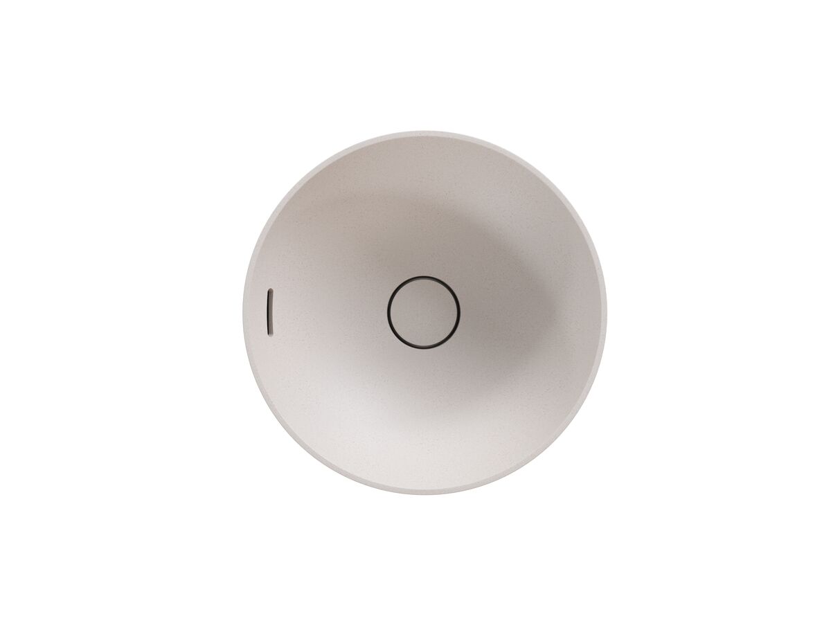 Reece Omvivo Villa Round Thin Edge Semi Inset Basin 360mm Island Sand