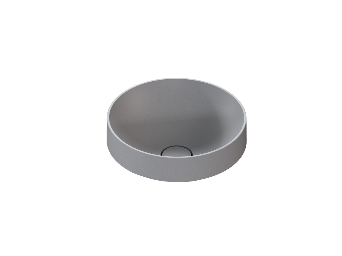 reece Omvivo Villa Round Thin Edge Semi Inset Basin 360mm Cove Grey