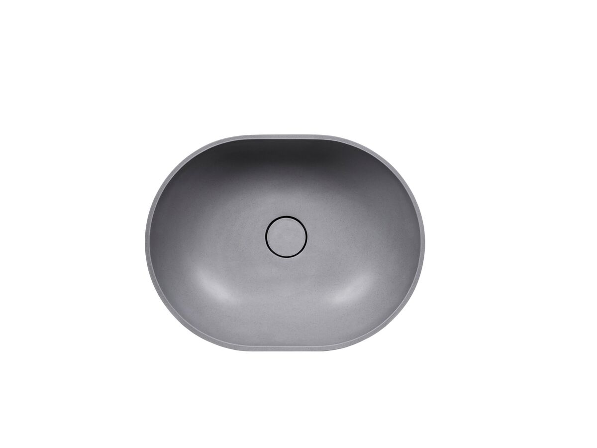 Reece Omvivo Villa Thin Edge Oval Above Counter Basin 485mm Cove Grey