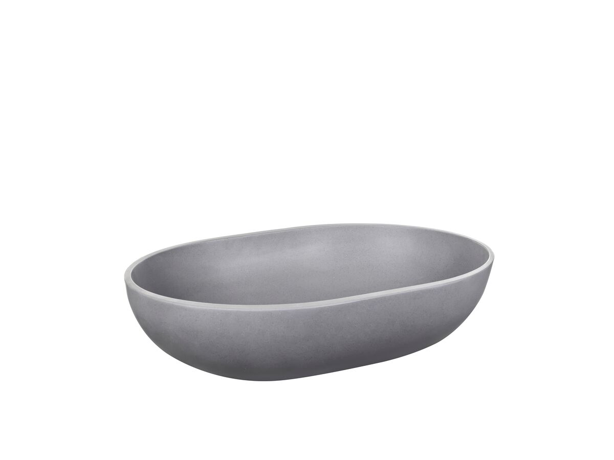 Reece Omvivo Villa Thin Edge Oval Above Counter Basin 485mm Cove Grey