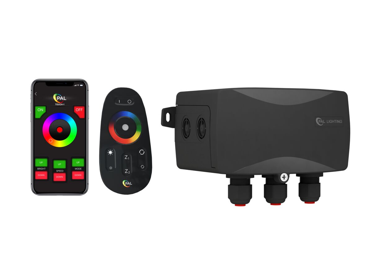 reece PAL 16W Multi Colour Single Zone Remote Control Transformer & Wi-Fi 24VDC