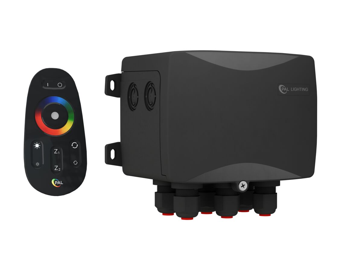 reece PAL 65W Multi Colour Dual Zone Remote Control Transformer 24VDC