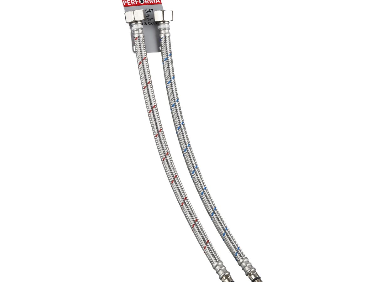reece Performa Mixer Tails Hot & Cold Stainless Steel Low-Temp Lead Free