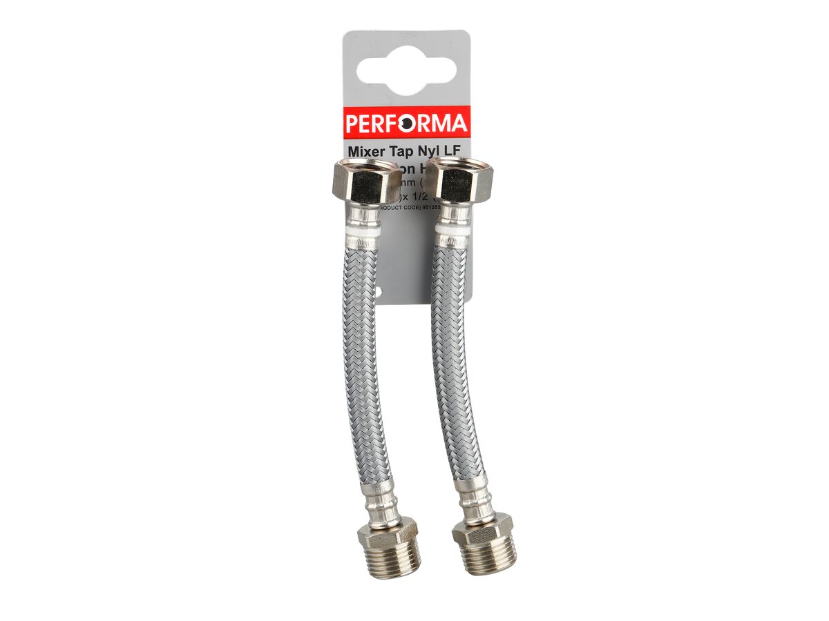 reece Performa Mixer Tap Extension Hose 150mm Nylon Low-Temp Lead Free