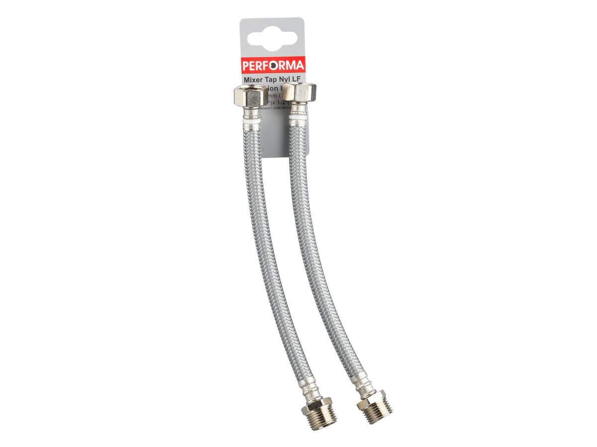 reece Performa Mixer Tap Extension Hose 250mm Nylon Low-Temp Lead Free