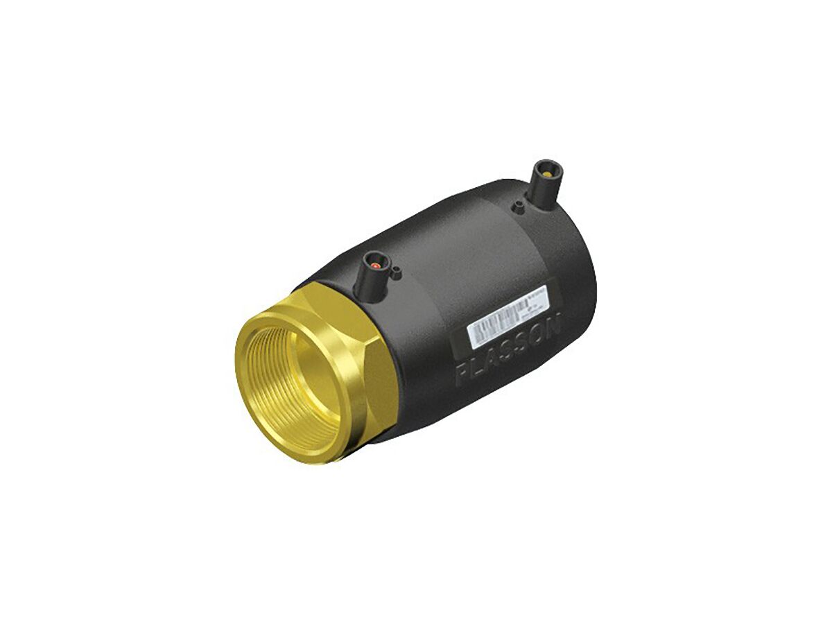 reece Plasson Electrofusion Brass BSP Transition Coupling 63mm x 50mm Fi