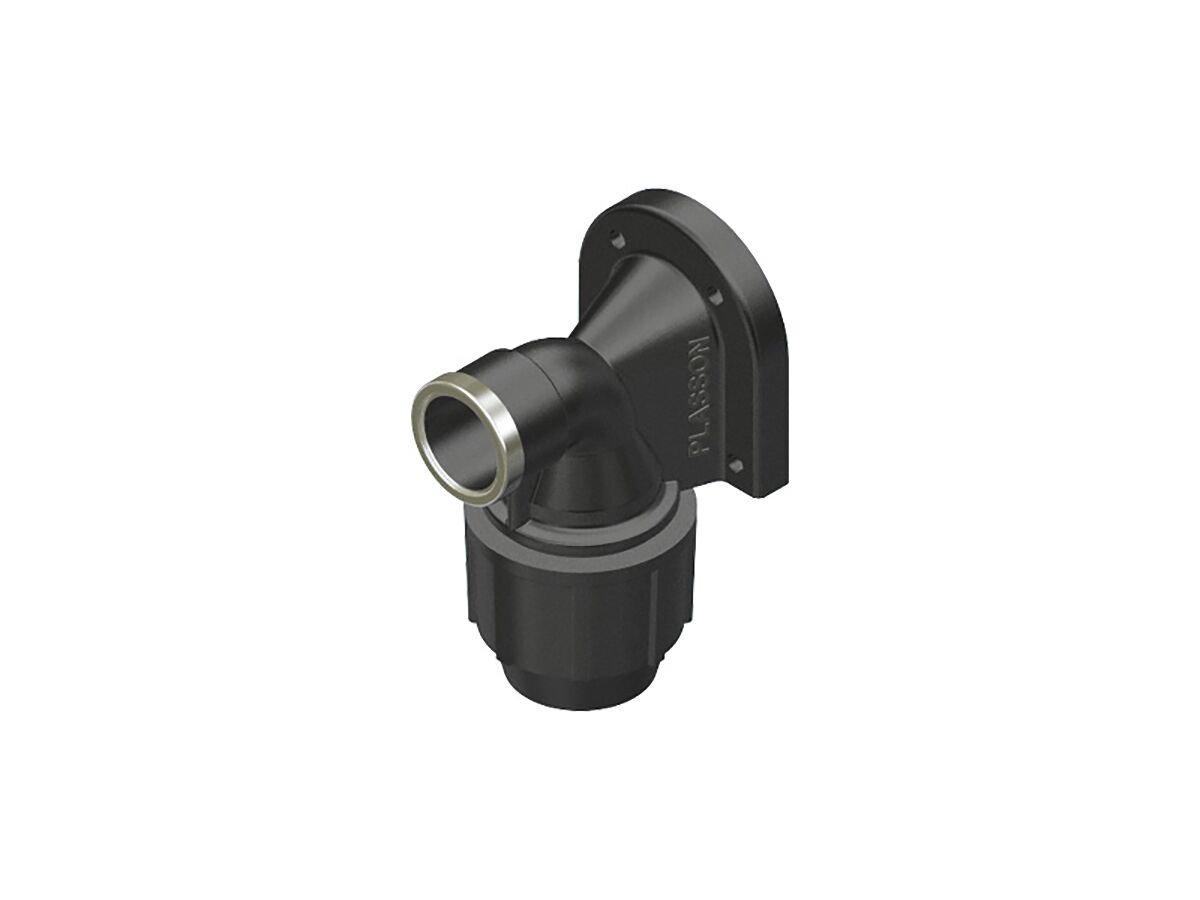 reece Plasson Wall Plate Elbow 20mm OD x 15mm Female BSP