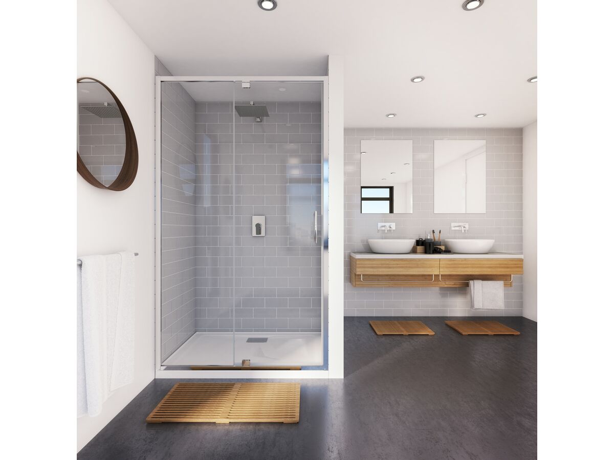 Reece Posh Bristol Alcove Shower Screen 1200mm X 2000mm