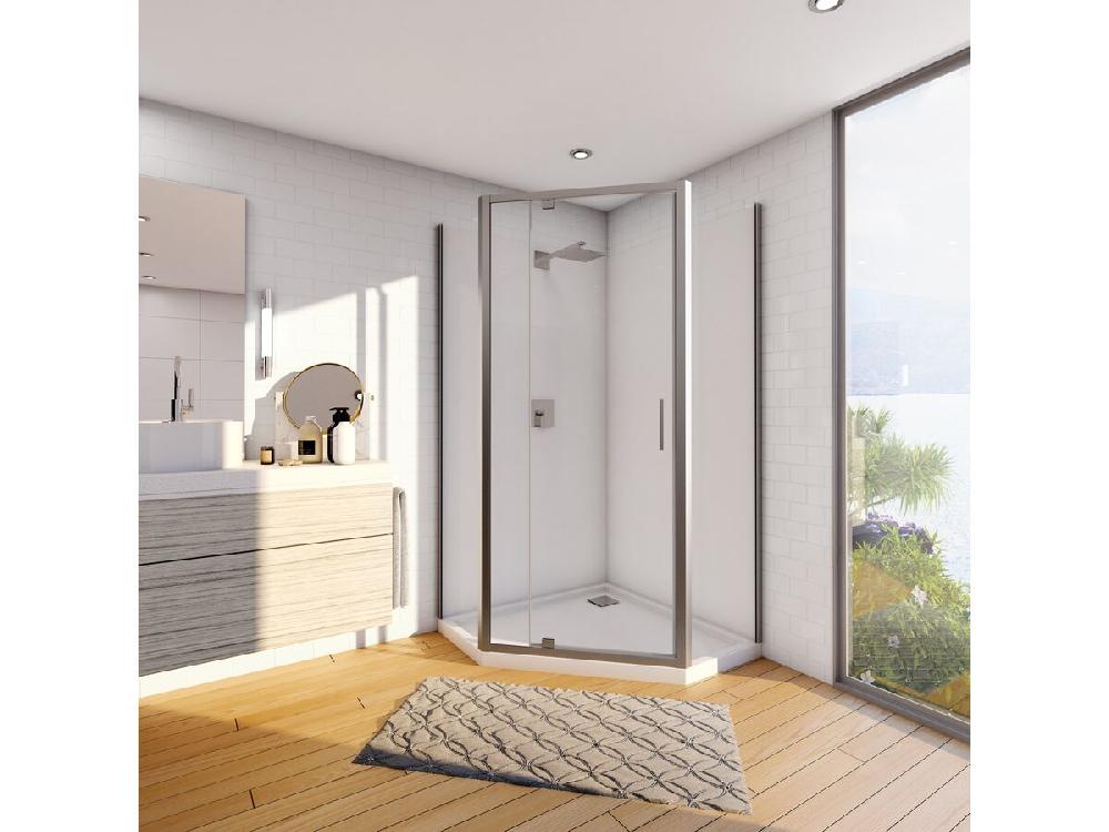 Reece Posh Bristol Angled Shower System 1000 X 1000 X 2000mm