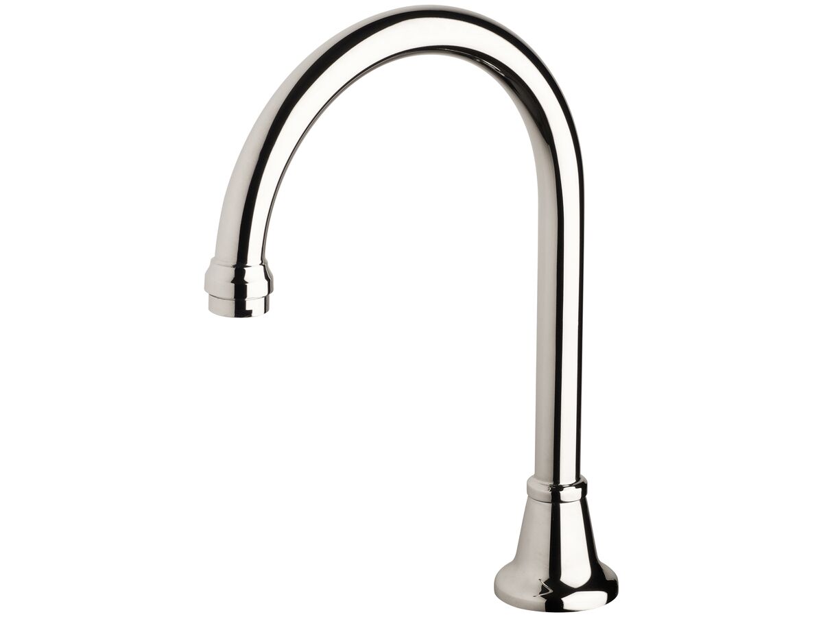 reece Posh Bristol Hob Outlet Gooseneck (19mm) 160mm Chrome (4 Star) Lead Free