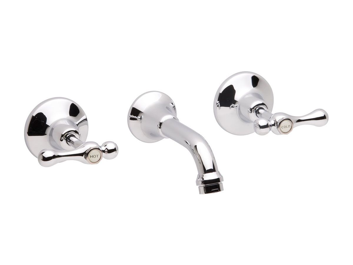 reece Posh Bristol Lever Bath Set 1/4 Ceramic Disc Chrome