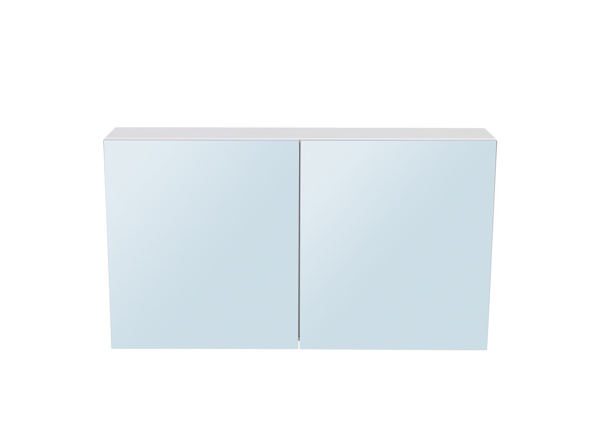 Reece Posh Bristol MK2 1200mm Mirror Cabinet 2 Door White