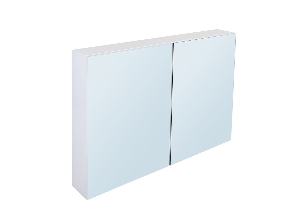 reece Posh Bristol MK2 1200mm Mirror Cabinet 2 Door White