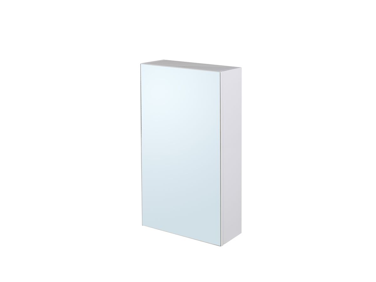 Reece Posh Bristol MK2 450mm Mirror Cabinet 1 Door White