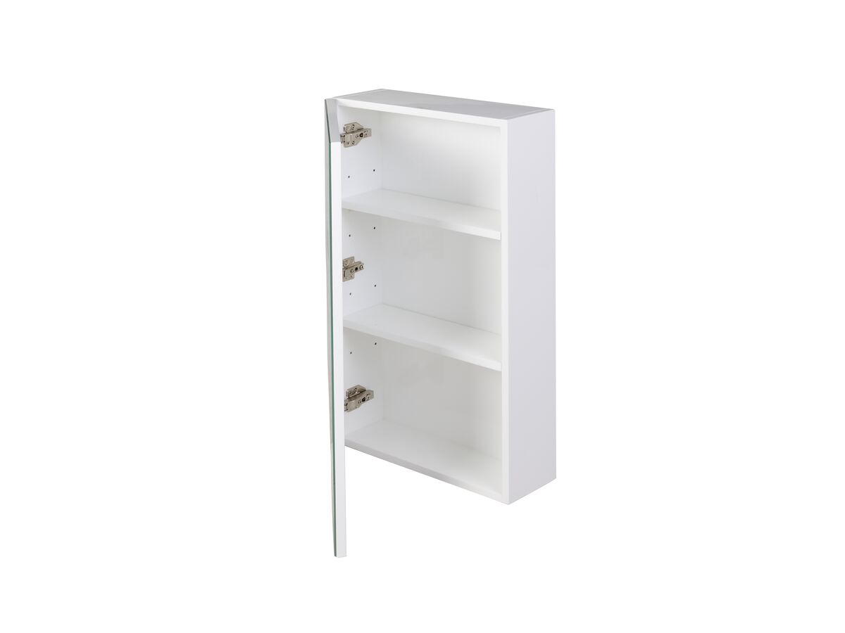 Reece Posh Bristol MK2 450mm Mirror Cabinet 1 Door White