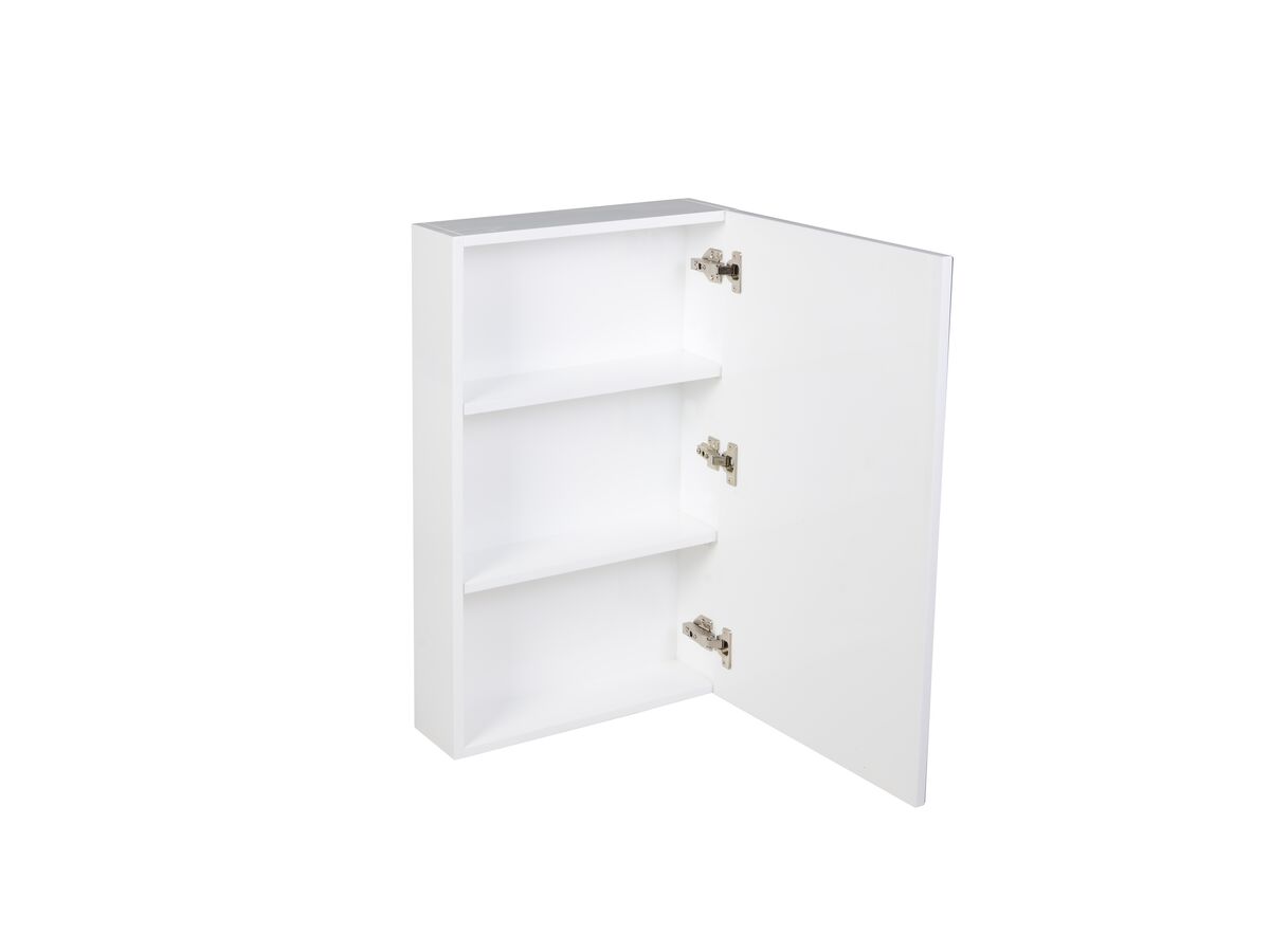 Reece Posh Bristol MK2 450mm Mirror Cabinet 1 Door White