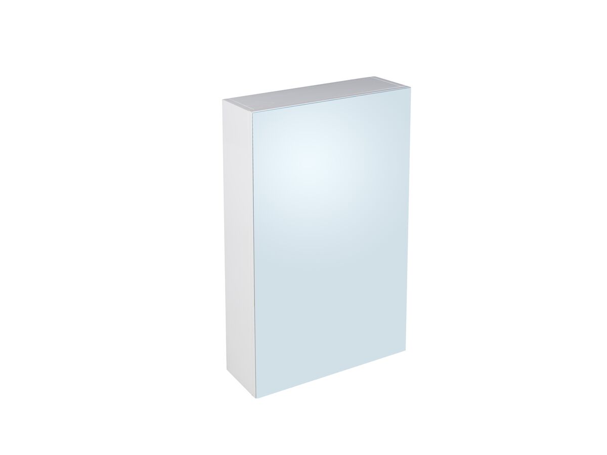 reece Posh Bristol MK2 450mm Mirror Cabinet 1 Door White