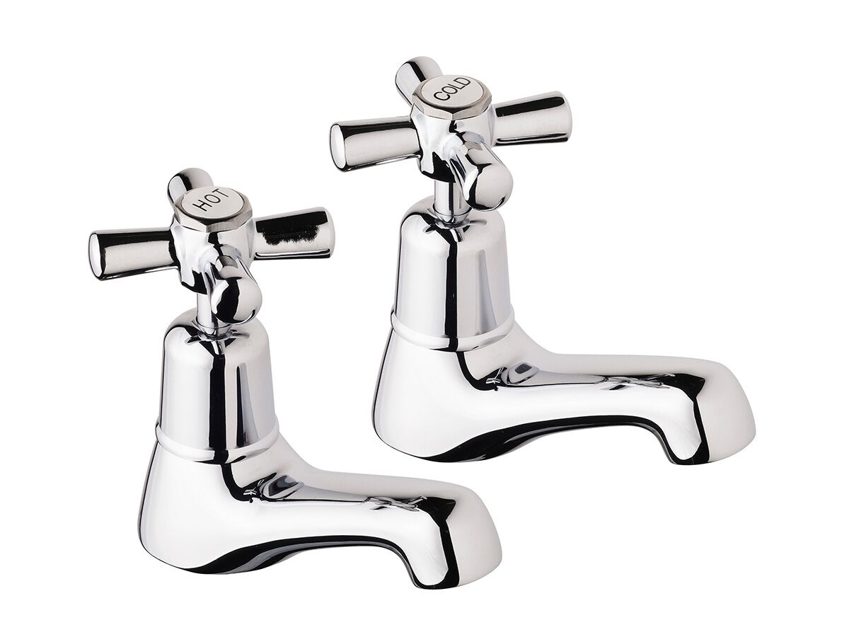 reece Posh Bristol Pillar Taps Chrome (3 Star) Lead Free