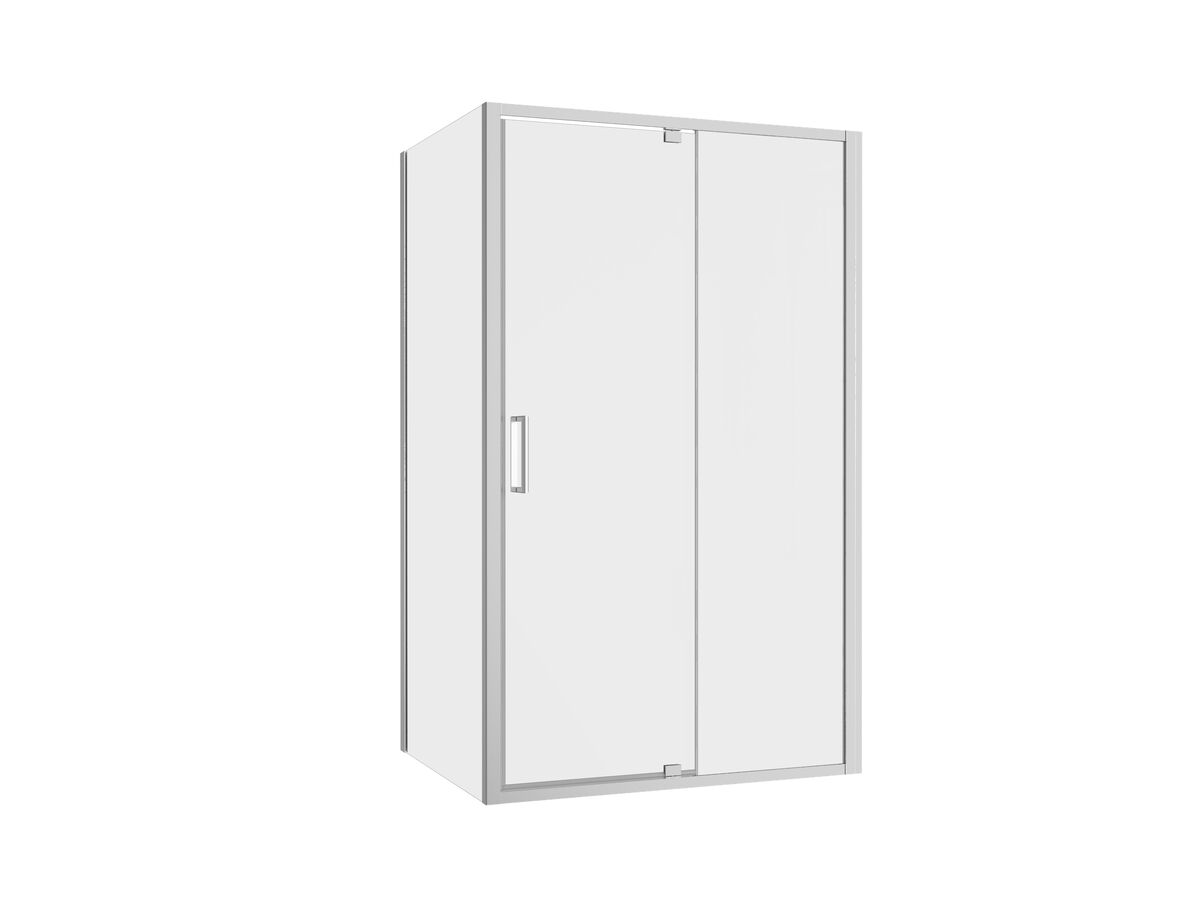 reece Posh Bristol Shower Screen 1200mm x 900mm Chrome