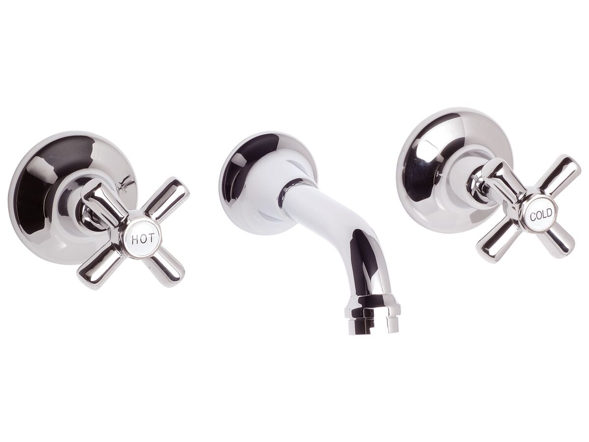 reece Posh Bristol Wall Bath Set 3/4 Ceramic Disc Chrome