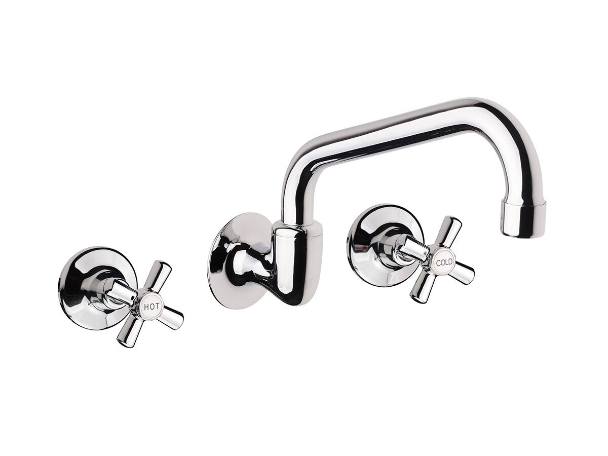 reece Posh Bristol Wall Sink Set Chrome (4 Star) Lead Free