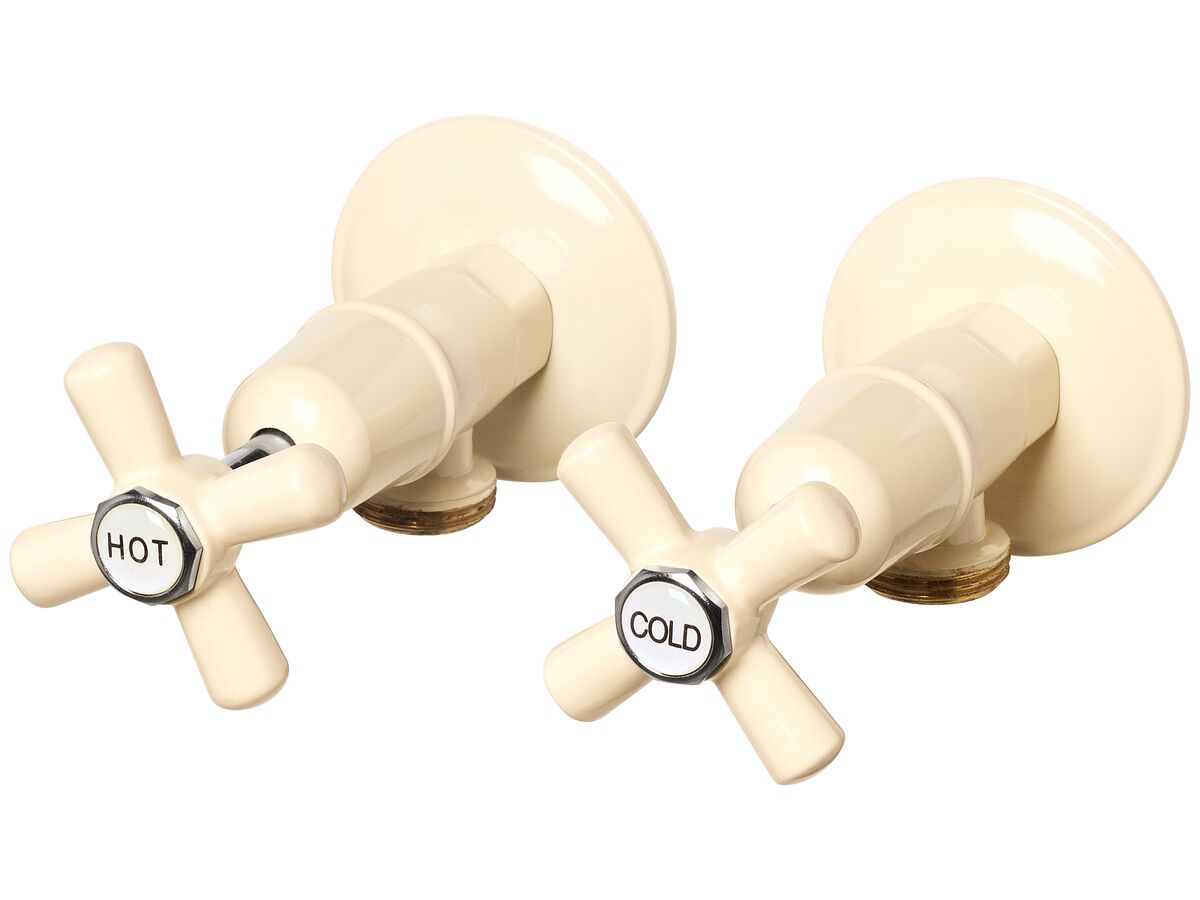 reece Posh Bristol Washing Machine Stops Ivory/Chrome