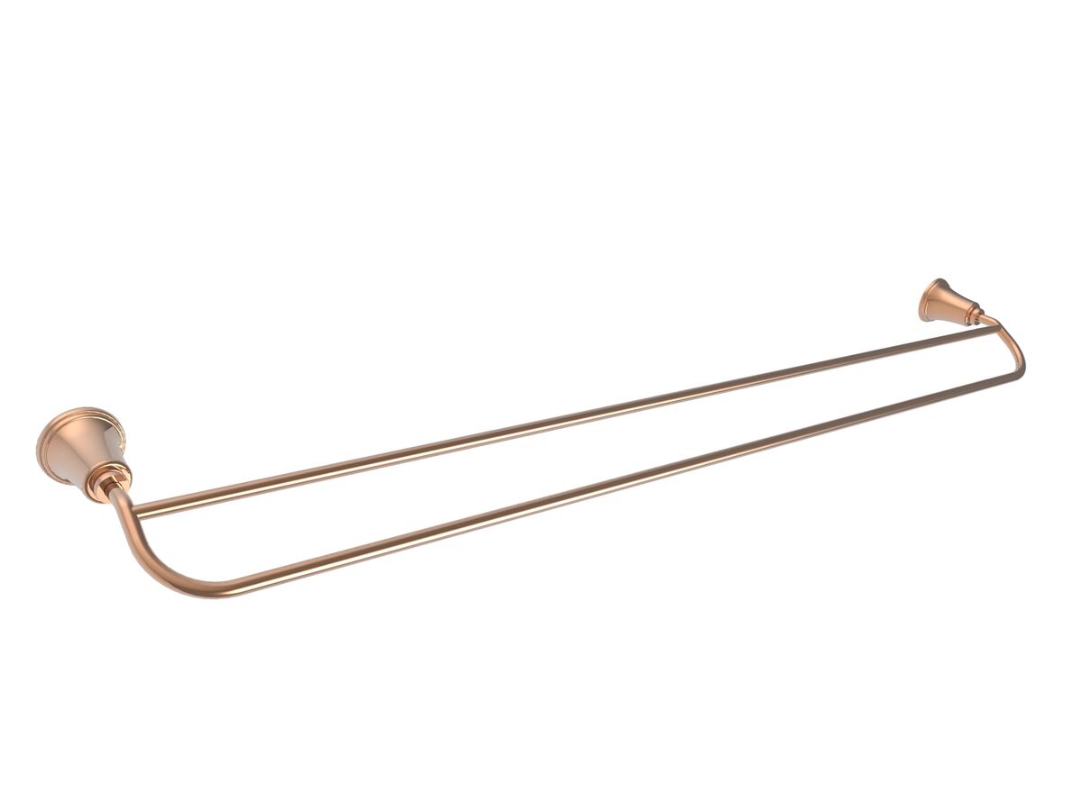 reece Posh Canterbury Double Towel Rail 900mm Polished Brass Gold