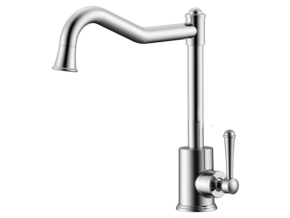 reece Posh Canterbury English Sink Mixer Tap Small Chrome (4 Star)