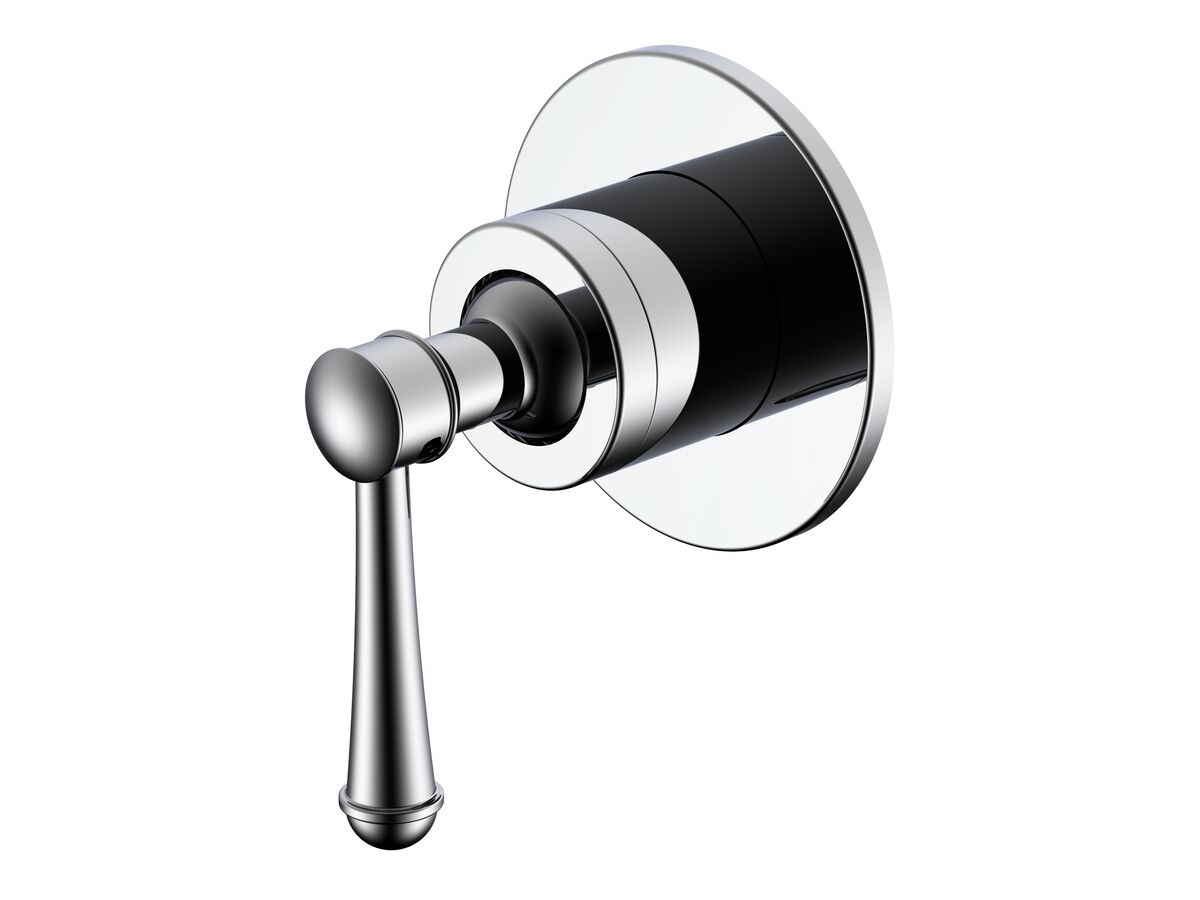 reece Posh Canterbury Shower Mixer with Small Cover Plate Chrome