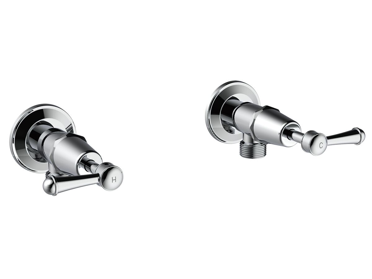 reece Posh Canterbury Washing Machine Stops Lever Chrome