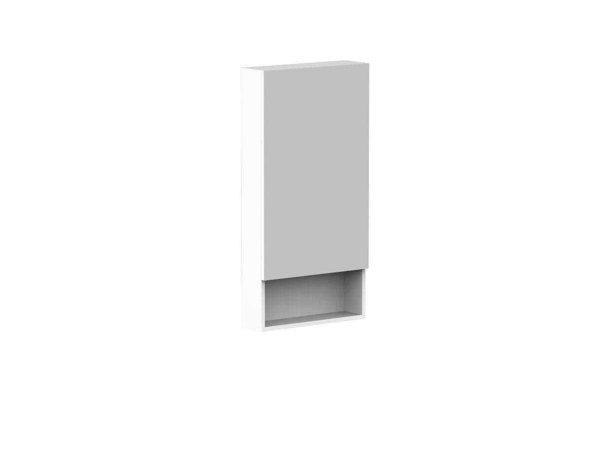 Reece Posh Domaine 500mm X 1000mm Shaving Cabinet Open Shelf 1 Door