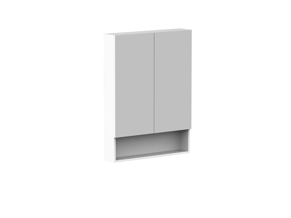 Reece Posh Domaine 750mm X 1000mm Open Shelf Shaving Cabinet 2 Door
