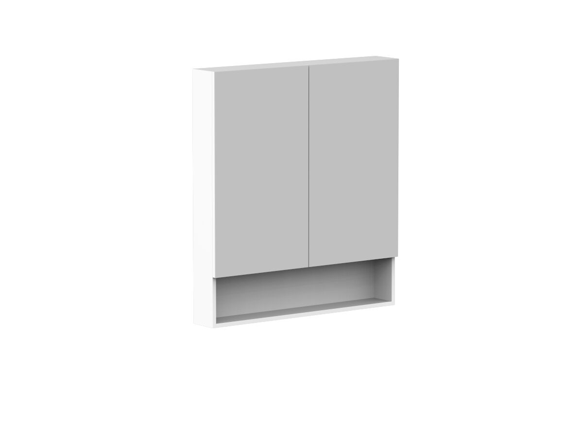 Reece Posh Domaine 900mm X 1000mm Open Shelf Shaving Cabinet 2 Door