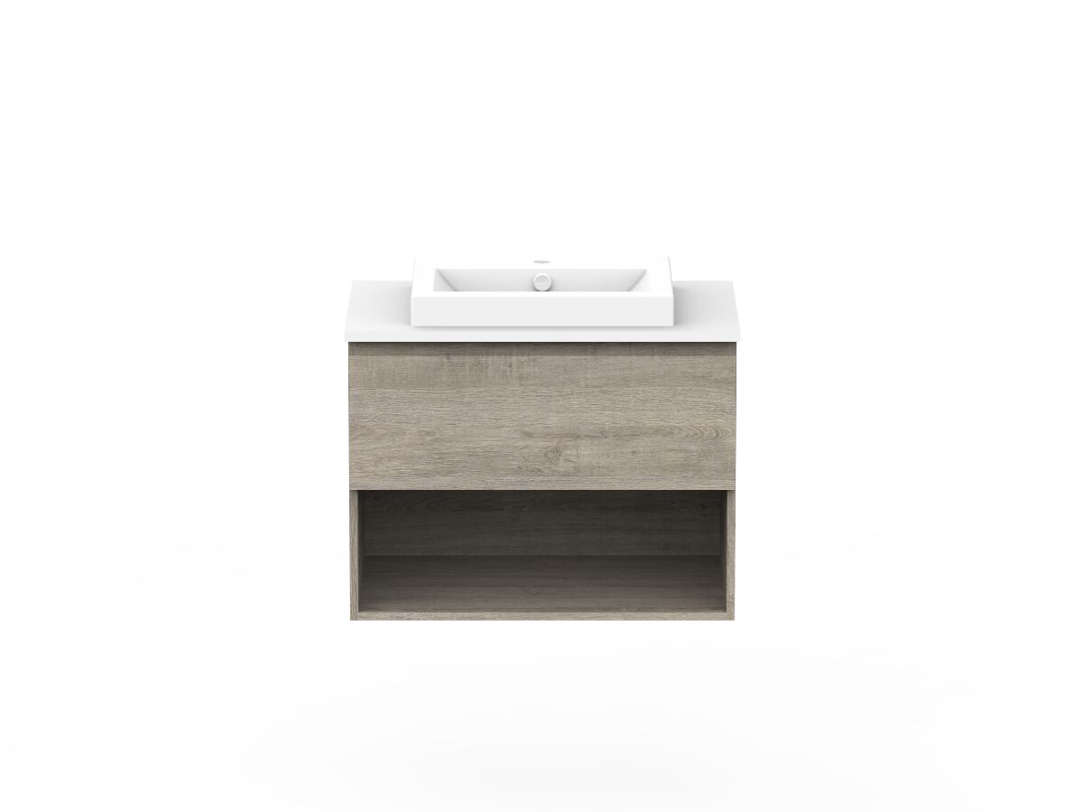 reece Posh Domaine All Drawer with Shelf 750mm Wall Hung Vanity Centre Basin 20mm Cherry Pie Top reece Posh Domaine All Drawer with Shelf 750mm Wall Hung Vanity Centre Basin 20mm Cherry Pie Top
