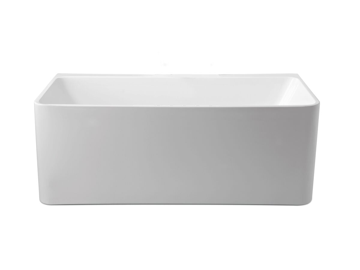 Reece Posh Domaine Back To Wall Freestanding Bath 1500 X 720mm White