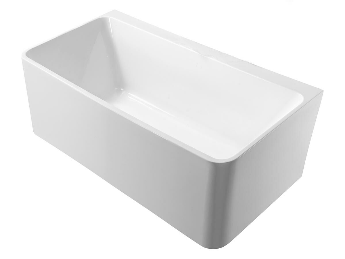 reece Posh Domaine Back to Wall Freestanding Bath 1700 x 750mm White