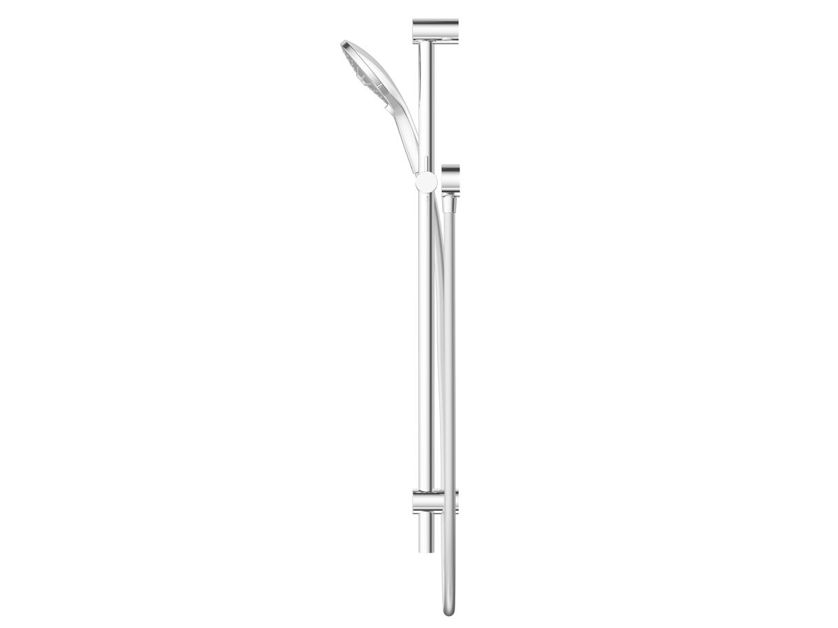 Reece Posh Domaine Brass Single Rail Shower 3 Functions With Wall Water Inlet Chrome (4 Star)