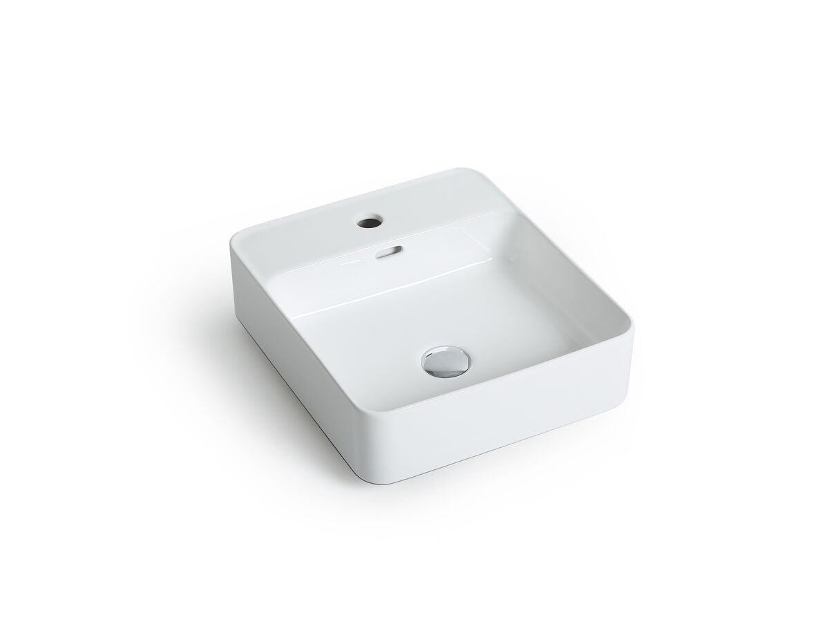 Reece Posh Domaine Counter Overflow Basin 1 Taphole White