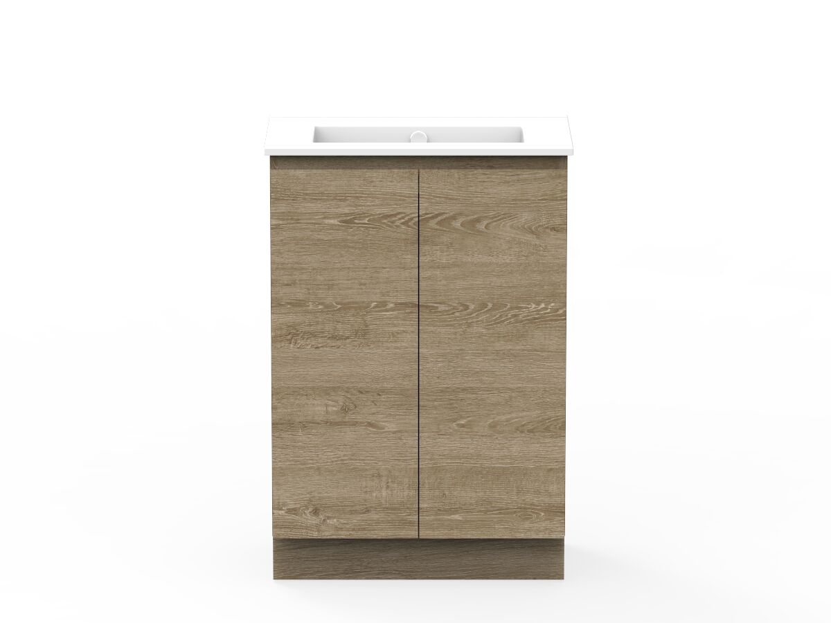 reece Posh Domaine Ensuite 600mm Floor Mounted Vanity Centre Basin Ceramic Top